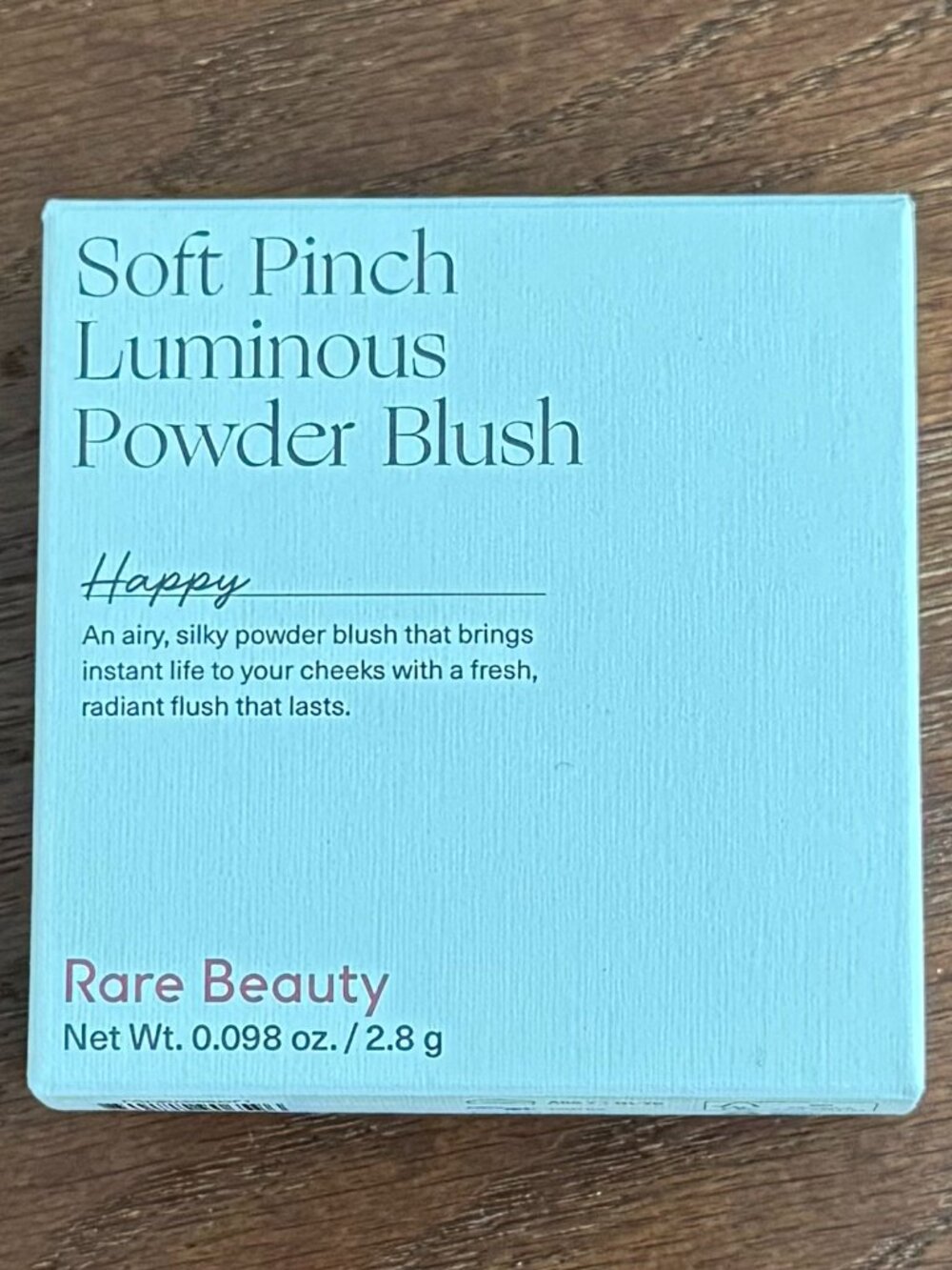 Soft Pinch Luminous Powder Blush in Happy (cool pink)